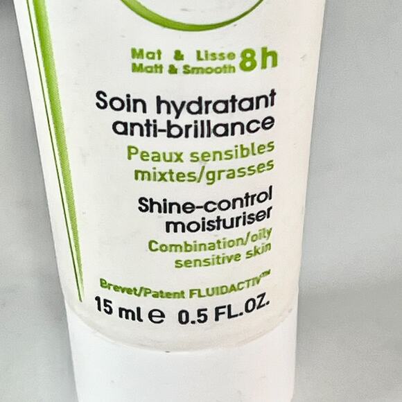 Bioderma Sebium Mat Shine Control Cream Moisturizer Matte Travel .5 oz 15ml New - Picture 3 of 5